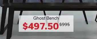 Dot Furniture Ghost Bench offer