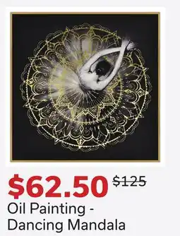 Dot Furniture Oil Painting - Dancing Mandala offer