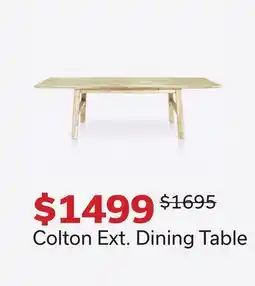 Dot Furniture Colton Ext. Dining Table offer