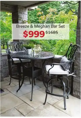 Dot Furniture Breeze & Meghan Bar Set offer