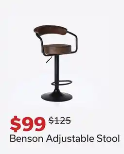 Dot Furniture Benson Adjustable Stool offer