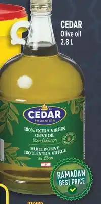 Marché Adonis CEDAR Olive oil offer