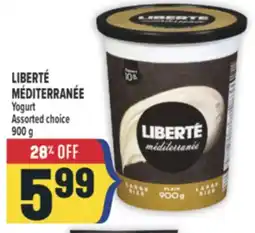 Marché Adonis LIBERTÉ MÉDITERRANÉE Yogurt offer