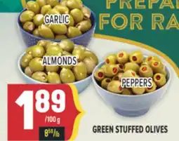 Marché Adonis GREEN STUFFED OLIVES offer