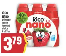 Marché Adonis IÖGO NANO Drinkable yogurt offer