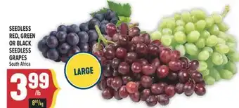 Marché Adonis SEEDLESS RED, GREEN OR BLACK SEEDLESS GRAPES offer