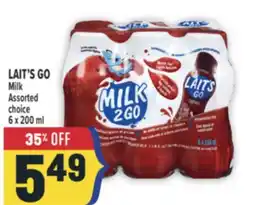 Marché Adonis LAIT'S GO Milk offer