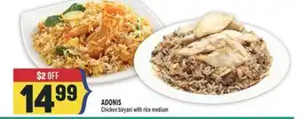 Marché Adonis ADONIS Chicken biryani with rice medium offer