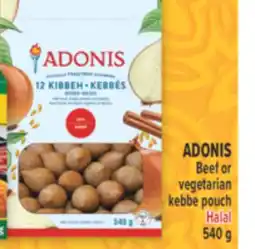 Marché Adonis ADONIS Beef or vegetarian kebbe pouch Halal offer