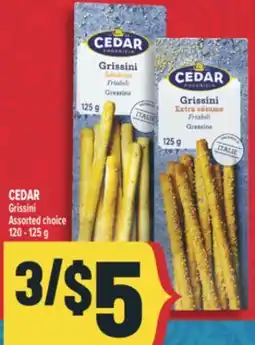 Marché Adonis CEDAR Grissini offer