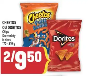 Marché Adonis CHEETOS OU DORITOS Chips offer