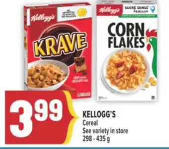 Marché Adonis KELLOGG'S Cereal offer