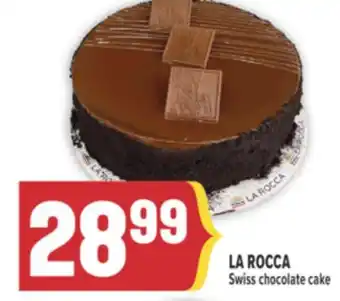 Marché Adonis LA ROCCA Swiss chocolate cake offer