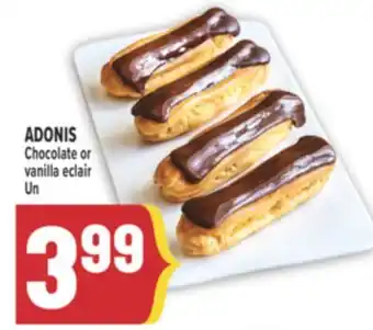 Marché Adonis ADONIS Chocolate or vanilla eclair offer