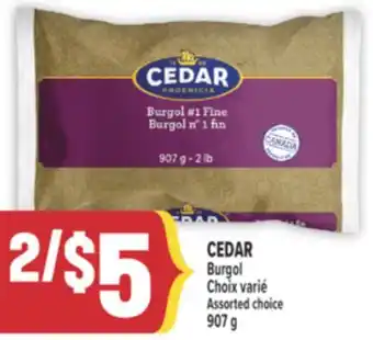 Marché Adonis CEDAR Burgol offer