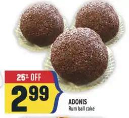 Marché Adonis ADONIS Rum ball cake offer