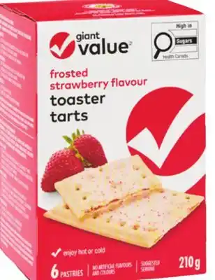 Giant Tiger Giant Value Toaster Tarts offer