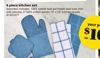 Giant Tiger 4 piece kitchen set offer