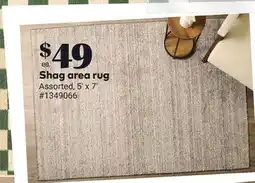 Giant Tiger Shag area rug offer