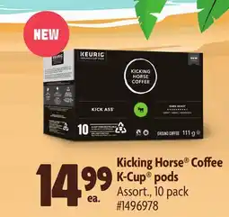 Giant Tiger Kicking Horse Coffee K-Cup pods offer