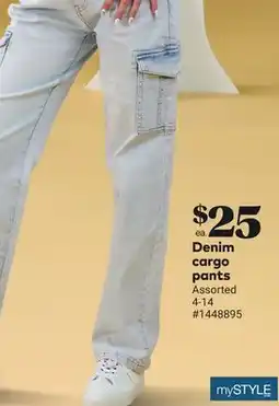 Giant Tiger Denim Cargo Pants offer