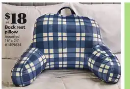 Giant Tiger Back rest pillow offer