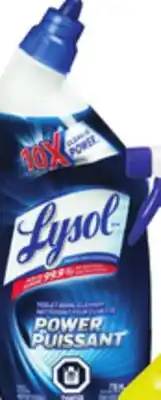 Giant Tiger Lysol toilet bowl cleaner offer