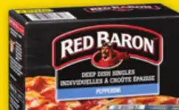 Giant Tiger Red Baron deep dish singles pizza offer