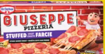 Giant Tiger Dr. Oetker Giuseppe Pizzeria stuffed crust pizza offer