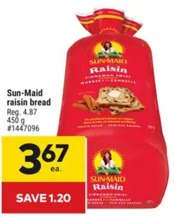 Giant Tiger Sun-Maid raisin bread offer