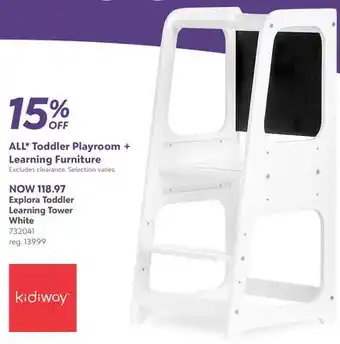 Babies 'R' Us Explora Toddler Learning Tower White offer