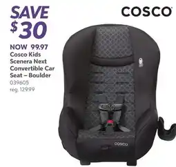 Babies 'R' Us Cosco Kids Scenera Next Convertible Car Seat – Boulder offer