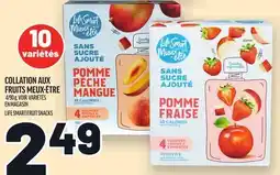 Metro COLLATION AUX FRUITS MEUX-ÊTRE | LIFE SMART FRUIT SNACKS offer