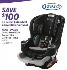 Babies 'R' Us Graco Extend2Fit Convertible Car Seat – Titus offer