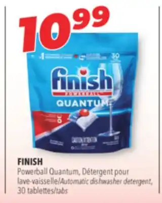 Familiprix FINISH Powerball Quantum, Automatic dishwasher detergent, 30 tabs or Jet-Dry, Rinse aid, 621 ml offer