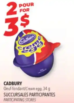 Familiprix CADBURY Cream egg, 34 g offer