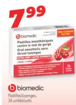 Familiprix BIOMEDIC Lozenges offer