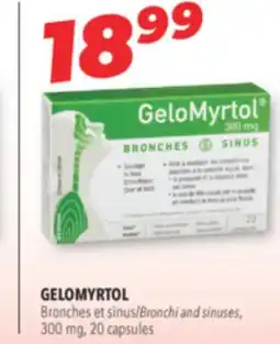 Familiprix GeloMyrtol bronchi & sinuses relief capsules 20un offer