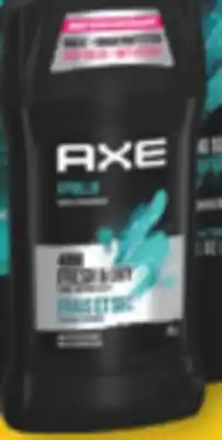 Familiprix Axe Apollo antiperspirant stick 76g offer