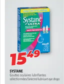 Familiprix SYSTANE Selected lubricant eye drops offer