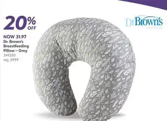 Babies 'R' Us Dr. Brown's Breastfeeding Pillow – Grey offer