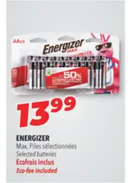 Familiprix ENERGIZER Selected batteries offer