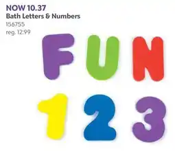 Babies 'R' Us Bath Letters & Numbers offer