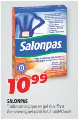 Familiprix Salonpas pain relieving gel-patch hot 6un offer