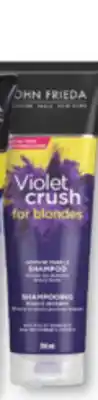 Familiprix John Frieda Violet Crush intense purple shampoo 250ml offer