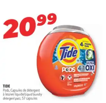 Familiprix TIDE Liquid laundry 57 capsules offer