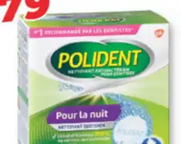 Familiprix Polident overnight daily cleanser mint fresh tablets for dentures 40un offer