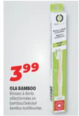 Familiprix Ola Bamboo soft bamboo toothbrush offer