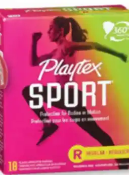 Familiprix PLAYTEX Tampons selected sizes offer