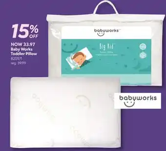 Babies 'R' Us Baby Works Toddler Pillow offer